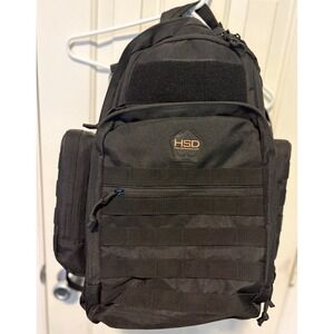 HSD Dad Diaper Bag Backpack, Changing Mat, Wipes & Bottle Pockets *READ*